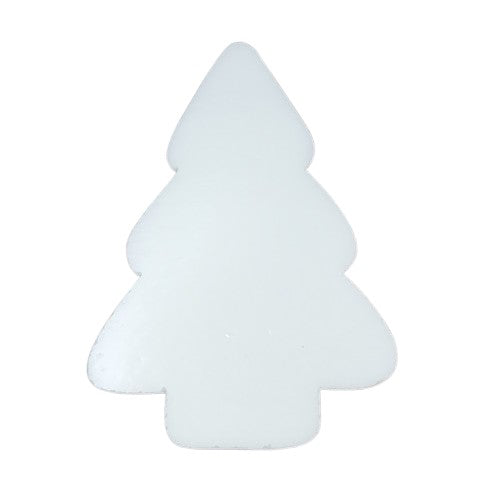 96 COE Christmas Tree Cakes Precut Glass Shapes Clear Or White Fusing Supplies-Color White