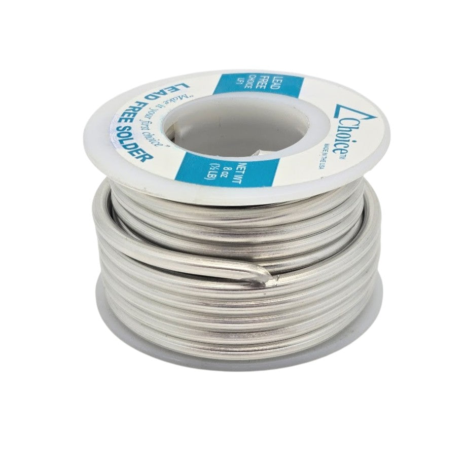 CHOICE LEAD FREE SOLDER Brand 8 oz Spool Stained Glass & Pendant Craft Jewelry- 