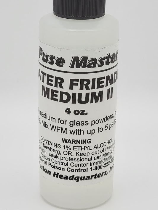 Fuse Master WATER FRIENDLY MEDIUM II 4 oz FUSING SUPPLY Use W/ Powder Frit Mica- 