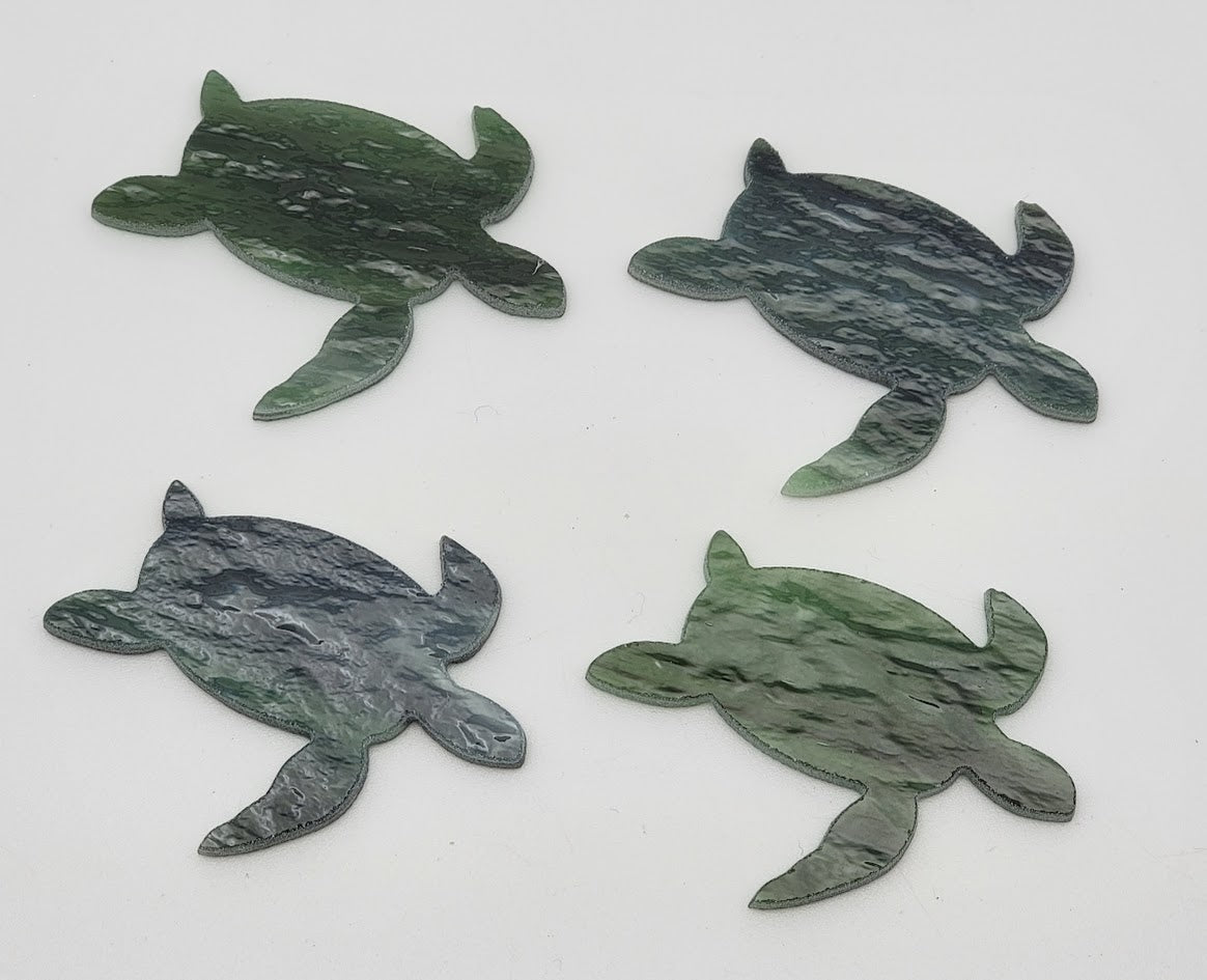 Sea Turtle Glass Precut 96 COE Sea Life Series- 