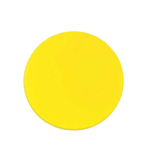 260.72 Lemon Yellow Opal ONE 2" Precut 96 COE Glass Circle Fusible- 
