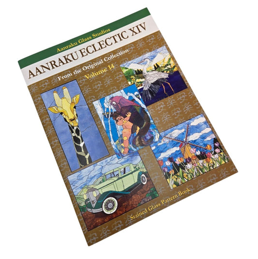 AANRAKU ECLECTIC Volume 14 Stained Glass Pattern Book Great Mixed Patterns- 