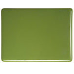0212 Olive Green Opalescent Bullseye 90 COE Glass Sheet 10x10" 90COE Fusible- 