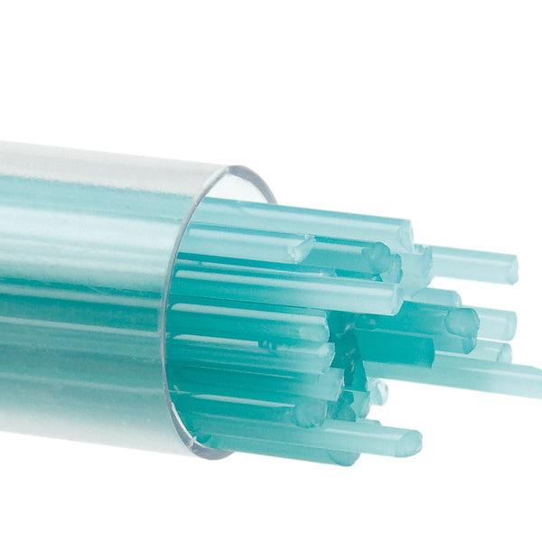 Tuquoise Blue Opal Full Tube  6.5 oz BULLSEYE Glass Stringer 2mm 90 COE Fusing Lampwork- 
