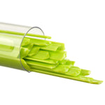 Spring Green Opal Full Tube 5 oz BULLSEYE Glass Ribbon Noodle 90 COE Fusing- 