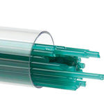 Teal Green Opal Full Tube  6.5 oz BULLSEYE Glass Stringer 2mm 90 COE Fusing Lampwork- 