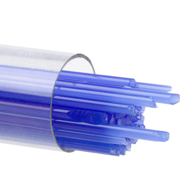Deep Cobalt Blue Opal Full Tube  6.5 oz BULLSEYE Glass Stringer 2mm 90 COE Fusing Lampwork- 