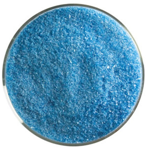 0164 Egyptian Blue Opal 90 COE FINE Full Jar One Pound  Bullseye Frit- 