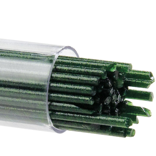 Aventurine Green Transparent Full Tube  6.5 oz BULLSEYE Glass Stringer 2mm 90 COE Fusing Lampwork-