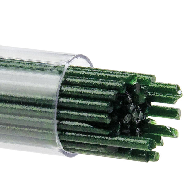 Aventurine Green Transparent Full Tube  6.5 oz BULLSEYE Glass Stringer 2mm 90 COE Fusing Lampwork- 