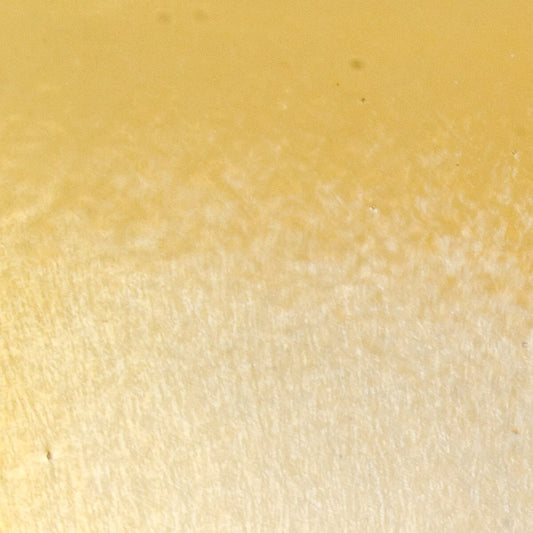 1137 Medium Amber Rainbow Iridized Transparent Bullseye 90 COE Glass Sheet 10x10" 90COE- 