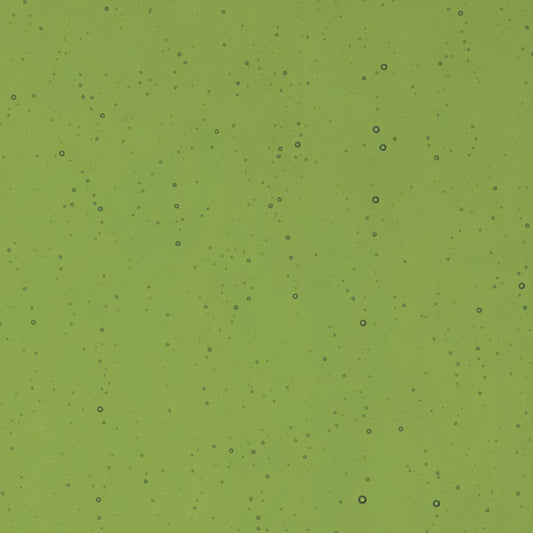 1141 31 Olive Green Transparent Iridized Bullseye 90 COE Glass Sheet 10x10"- 