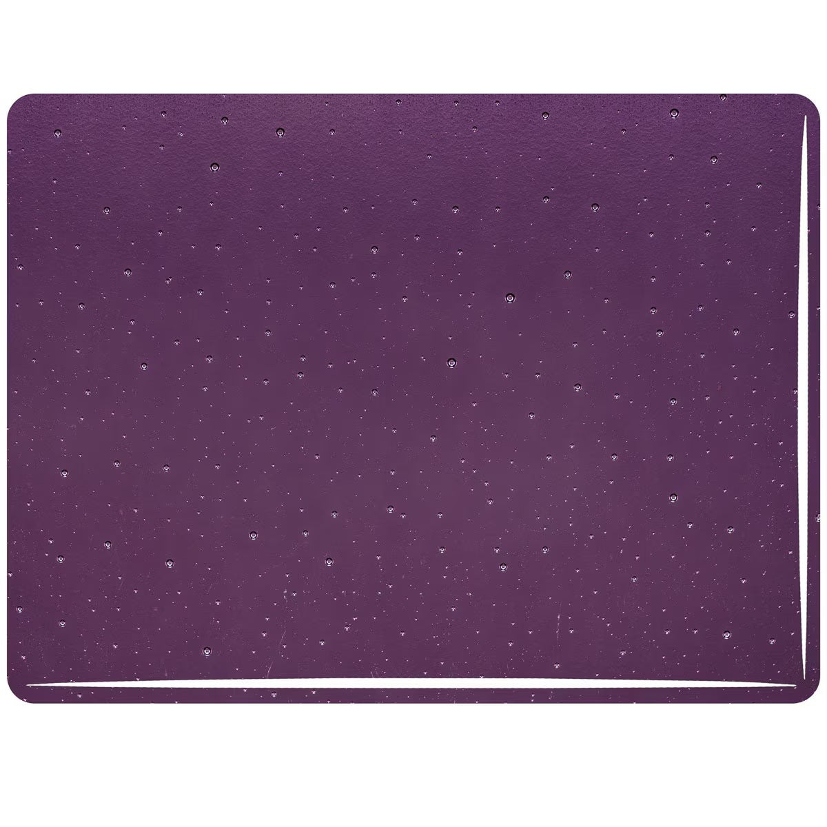 1228 Amethyst Transparent 90 COE SHORTY Bullseye Fusing Glass Sheet- 