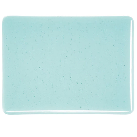 1408 Light Aqua Transparent Bullseye 90 COE Glass Sheet 10x10" 90COE- 