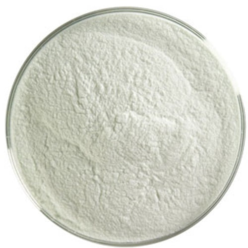 0112 Mint Green Opal 90 COE POWDER Full Jar One Pound  Bullseye Frit- 