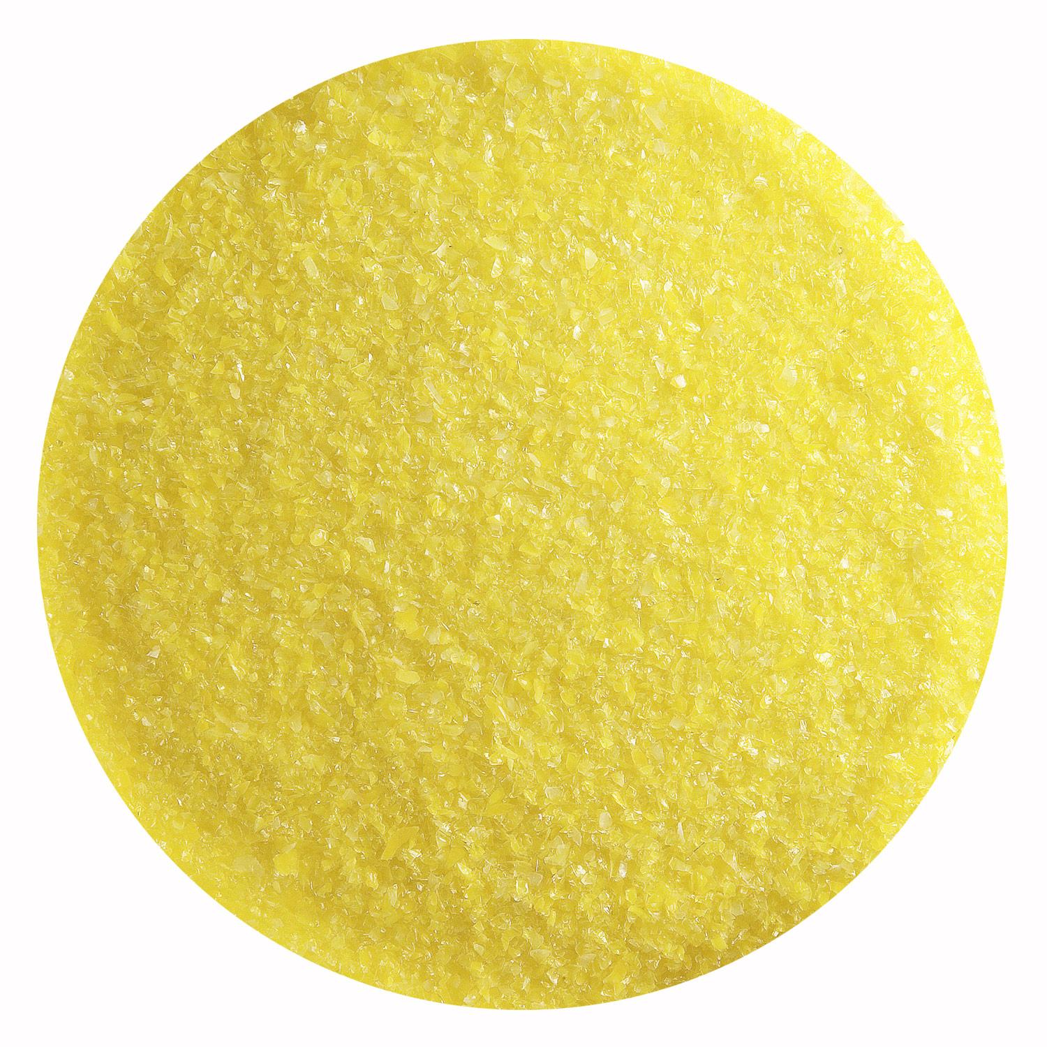 0120 Canary Yellow Opal Bullseye 90 COE GLASS FRIT FINE 16 oz One Pound- 