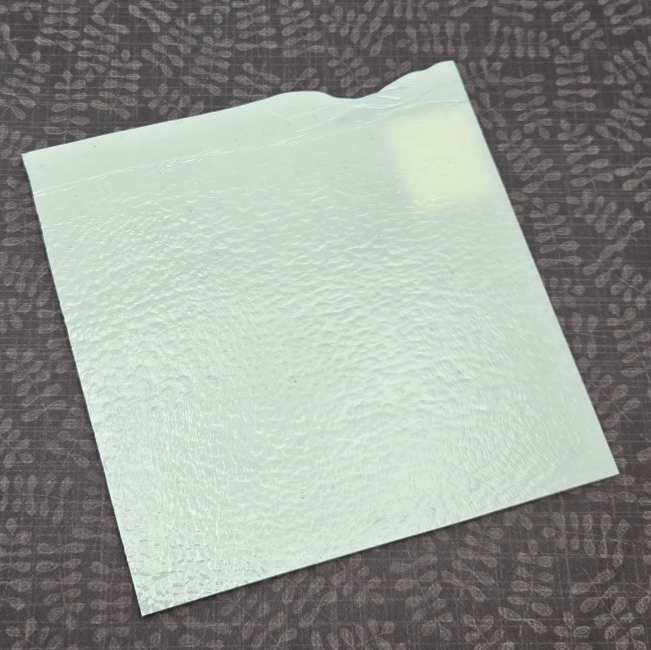 0920 Warm White Opal 90 COE Bullseye Fusing Glass Sheet 5x5 inch 3mm- 