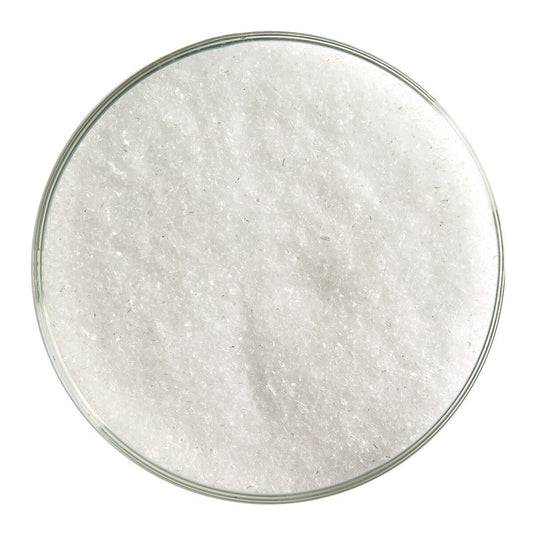 1101 Clear 90 COE FINE Full Jar One Pound  Bullseye Frit- 