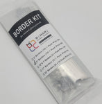Border Kit - 6 inch 10 pieces with Push Pins Stained Glass Soldering Supplies Blocks For Layout- 