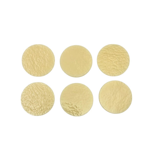 SIX 90 COE French Vanilla Ivory OPAL 0137 Precut Circles 1/2" 3/4" 1" 1.5" 90COE-Size 1/2 inch