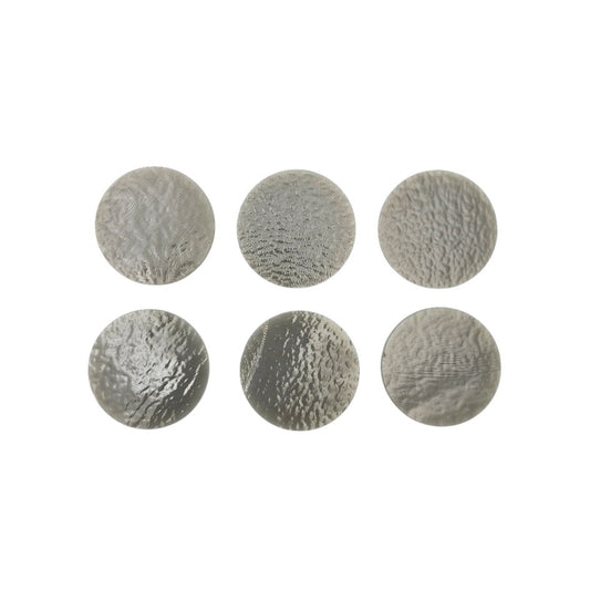 SIX 90 COE Elephant Gray 0206 Opal Precut Circles 1/2" 3/4" 1" 1.5" 90COE-Size 1/2 inch