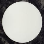 4 inch Circle White Opal Precut 96 COE Glass- 