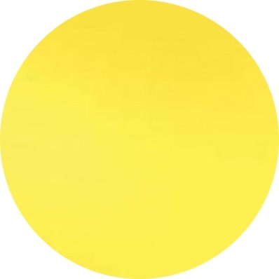 260.72 Lemon Yellow Glass Circle Choice 1/2, 1, 1 1/2 inches 96 COE Circles-Size 1/2" Pack of Six Pieces