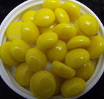 Lemon Yellow Opal Medium Design Elements 25 pieces Pebbles Dots System 96 COE Oceanside Compatible- 