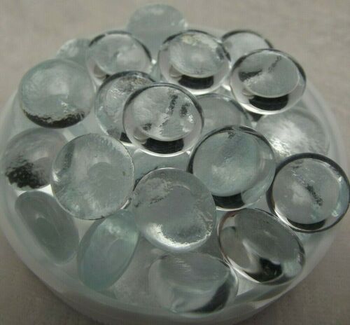 Icicle Clear Medium Design Elements 25 pieces Pebbles Dots System 96 COE Oceanside Compatible- 