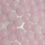 Petal Pink Opal 1/4" 90 COE Handmade Glass Design Elements Gems Circles Blobs Dots Package of 50 Pieces- 
