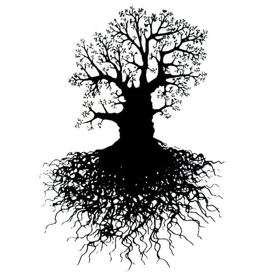 Mighty Oak 1.25" x 1.75" Enamel Decal For Glass Fusing- 