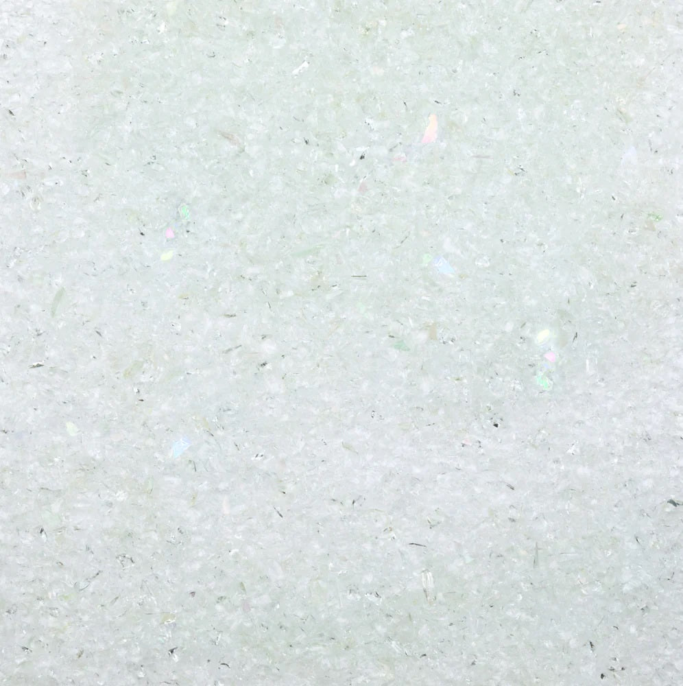 F3 00 96 4 FOUR POUNDS CLEAR IRIDIZED Medium Oceanside  System 96 COE Glass Frit OGT- 
