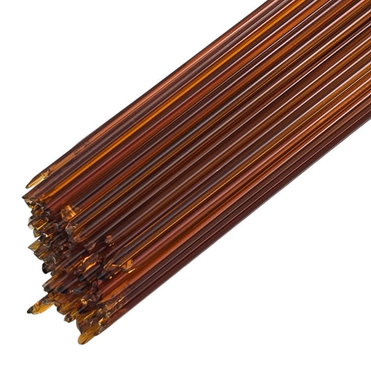 111 Dark Amber Transparent Stringers System 96 COE Full 5 oz Tube Fusing Supplies- 