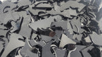 1009 Black Opal 96 COE Scrap Glass Five Pound Package 96COE Sheet- 
