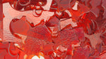 1122 Red Transparent Striker 90 COE Scrap 8 Ounce Package Bullseye Glass- 