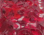 Transparent Reds 96 COE Scrap Glass 8 Ounce Package 96COE Sheet- 