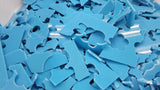 233.74 Turquoise Blue Opal 96 COE Scrap Glass 8 ounce Package 96COE Sheet- 