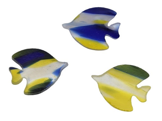 Three Tang Fish Glass Precut 96 COE Sea Life Series- 