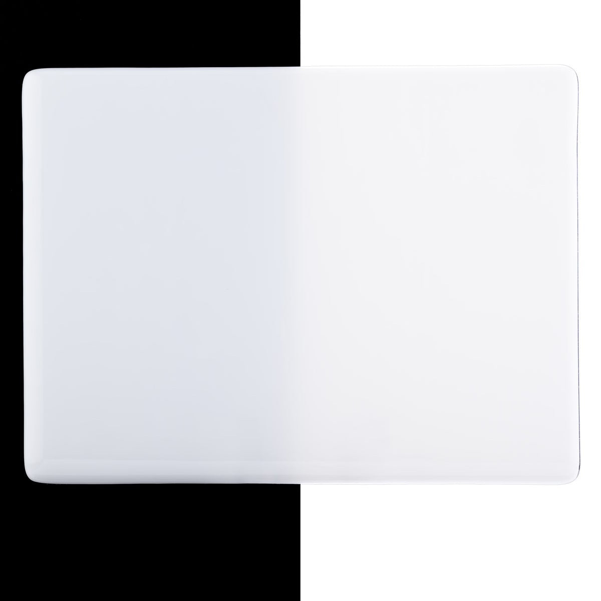 0013 Opaque White Opal 90 COE Bullseye Fusing Glass Sheet 5x5 inch 3mm 90COE- 