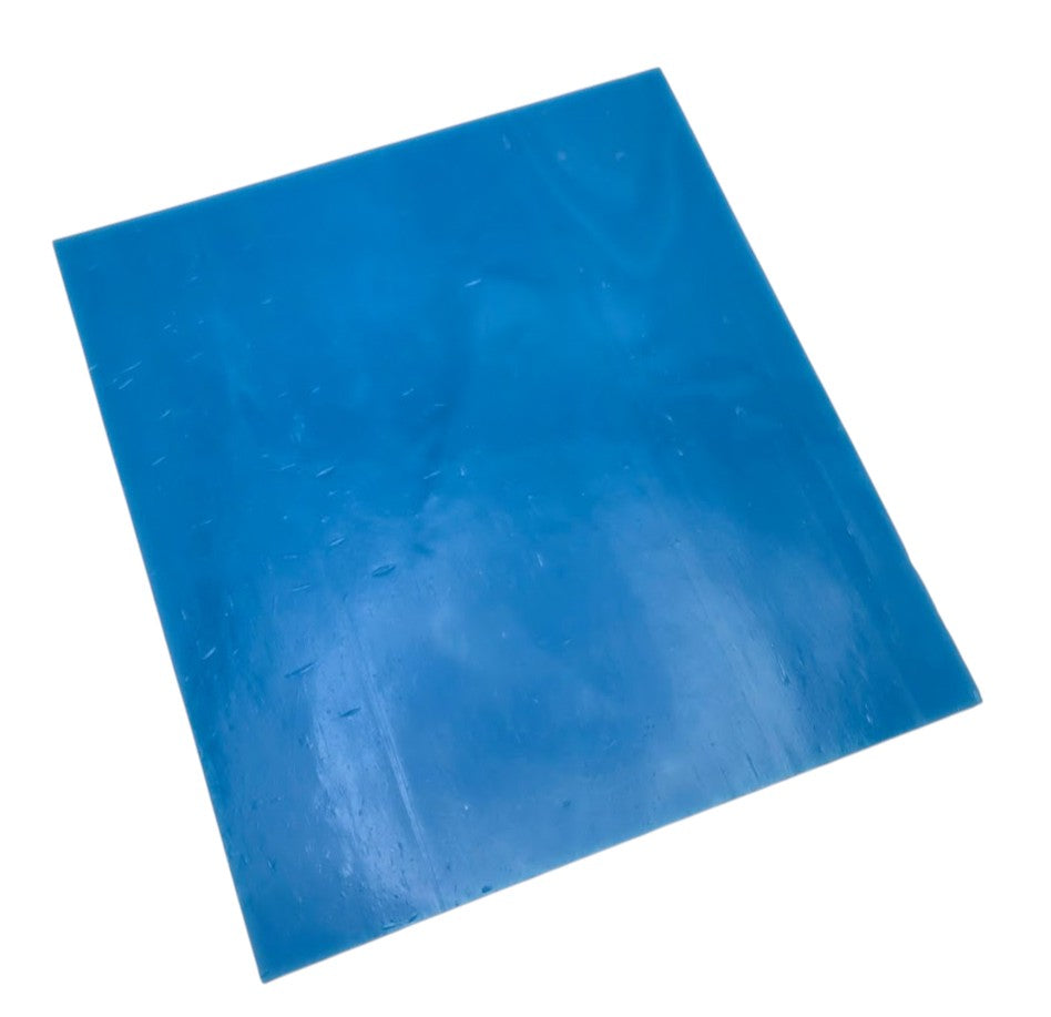 Kokomo Turquoise Opal 7 1/2 by 8 1/2 inches or larger Stained Glass- 