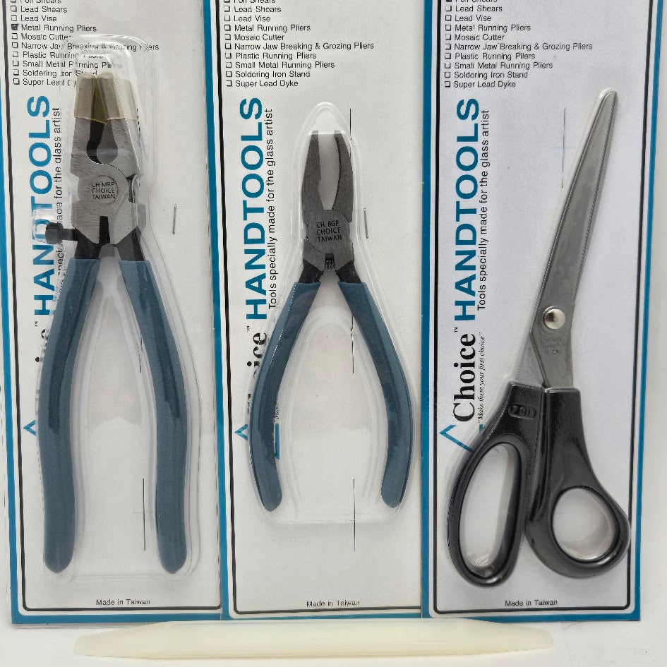 Studio Quality Student Tool Kit: Fid; Breaker/Grozer Pliers; Running Pliers; Foil Shears- 