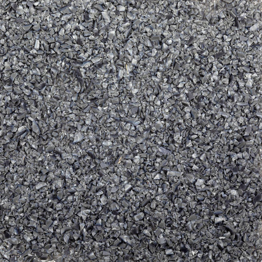 F3 2806 Charcoal Gray Opal MEDIUM 96 COE Frit 8.5 oz Jar- 