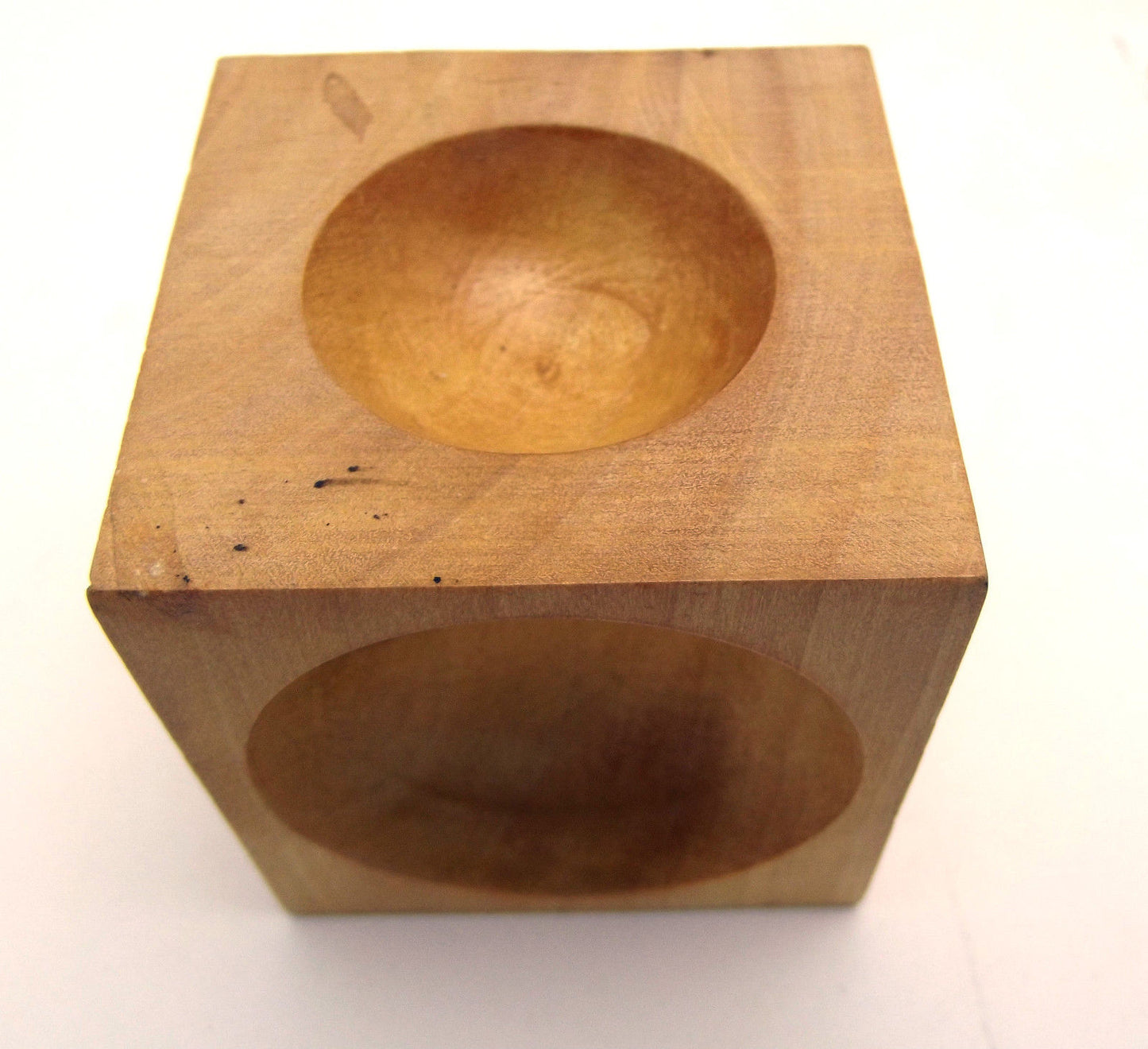 CLEARANCE! V-DMW01 Wood Dapping Block with 2 Punches 4.25 x 2.13 x 3.88 inch Shapes Blanks- 