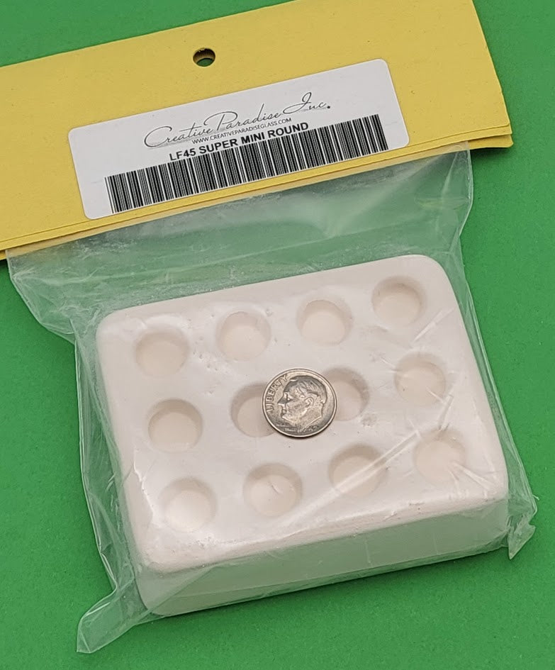 Best Seller! MINI CIRCLES Little Fritters Glass Casting Mold Small Kilns USA Made- 
