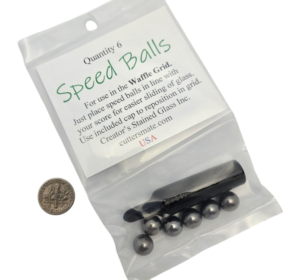 CUTTER'S MATE SPEED BALLS Accessory GLASS Glides Over Your Cutting Surface!- 