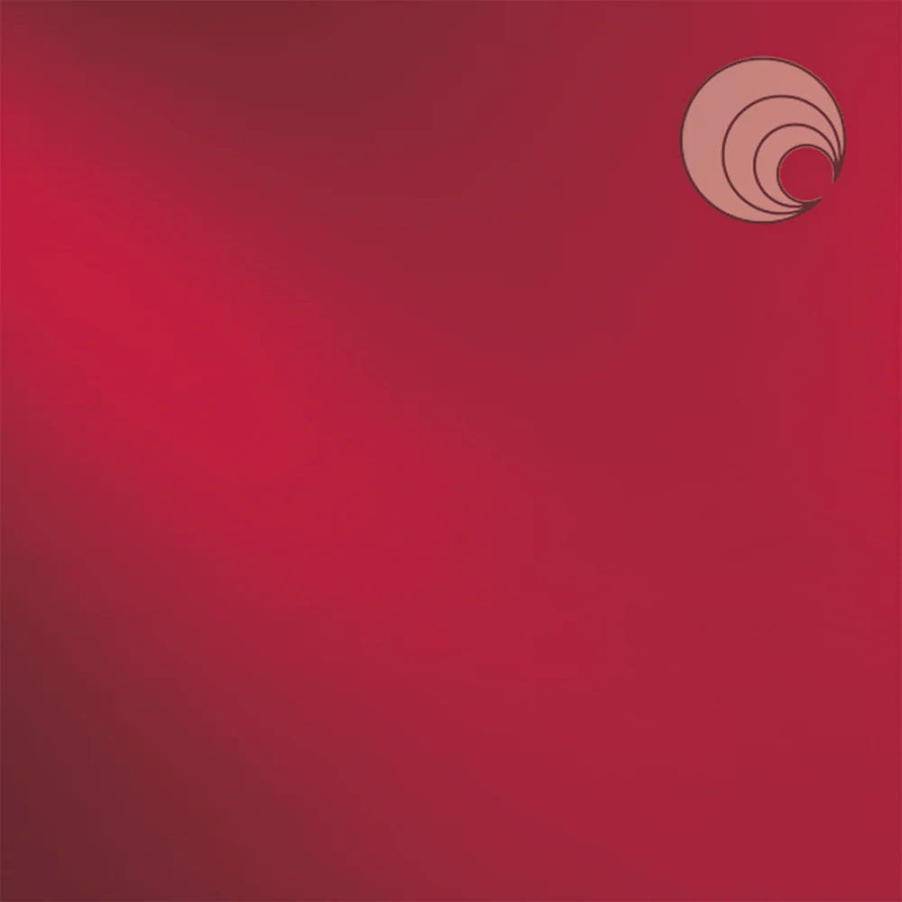 152 Ruby Red Transparent ONE 2" Precut 96 COE Glass Circle- 