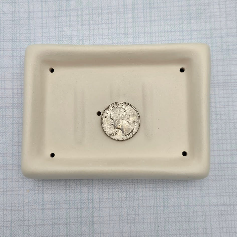 FUTURE FORMS Durable SOAP DISH Square Slumping MOLD 4-1/2 x 3-1/8" Glass Kiln- 
