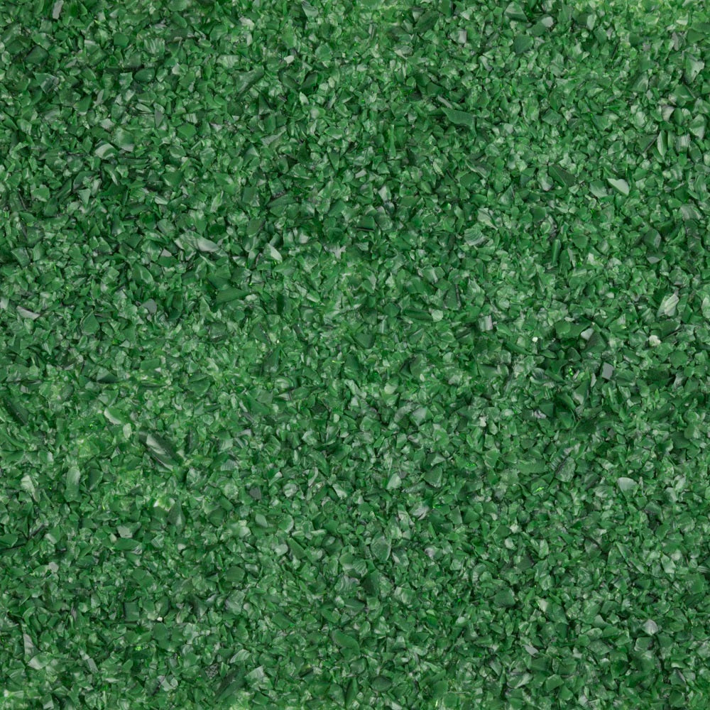 F3 2206 Dark Green Opal MEDIUM 96 COE Frit 8.5 oz Jar- 