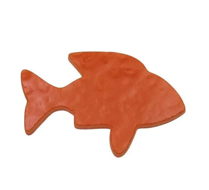 Orange Goldfish Fish Glass Precut 90 COE Sea Life Series- 
