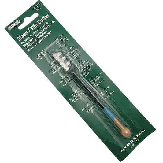 FLETCHER 01-128 GOLD TIP Tile & GLASS CUTTER Stained Glass MOSAIC Fusing Tools- 